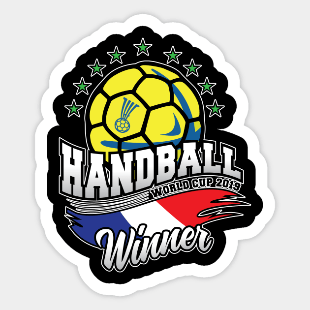 Handball Wm 2019 France Sticker by Chaoscreator